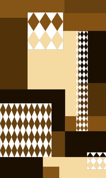 324669-几何黑白菱形图案1