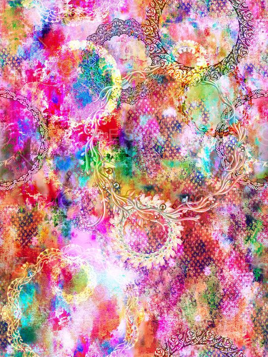 欧式印花华亿平台图片