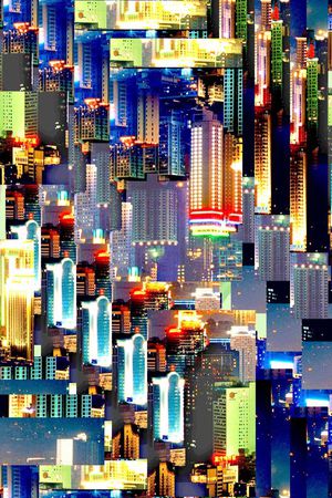 ♥红桃A〖城市建筑〗印花华亿平台图片