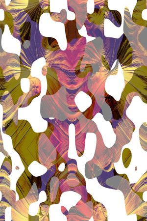 抽象印花华亿平台图片