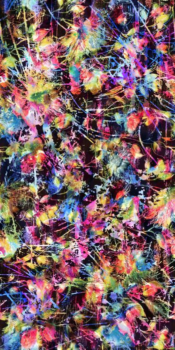 325137-多彩缠枝植物花卉