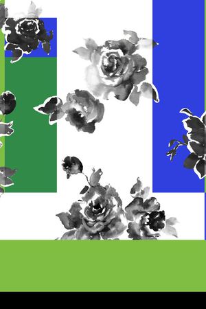 几何印花华亿平台图片