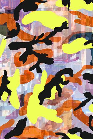 迷彩印花华亿平台图片