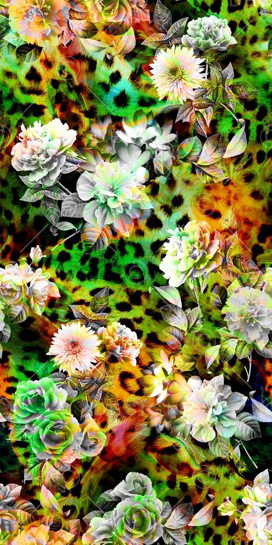 动物纹理印花华亿平台图片