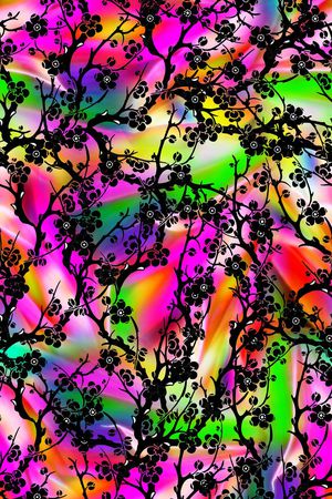 中国风印花华亿平台图片