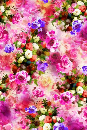 手绘印花华亿平台图片