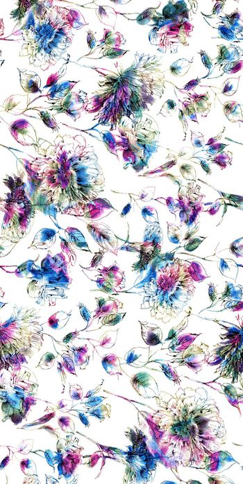 326082-手绘幻彩植物花卉