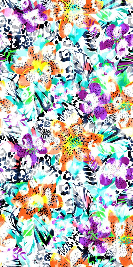 豹纹印花华亿平台图片