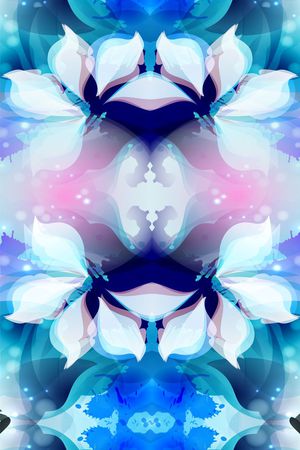 抽象印花华亿平台图片