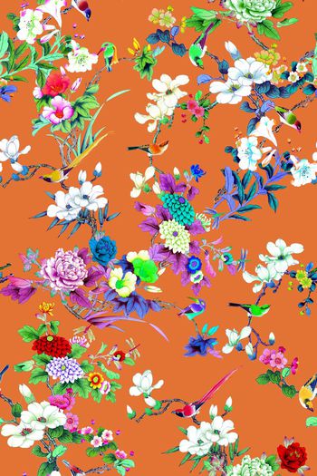 326596-中国风古典工笔花鸟女装华亿平台