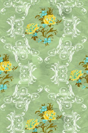 田园风印花华亿平台图片