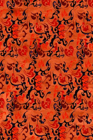 中国风印花华亿平台图片