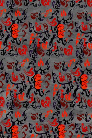 中国风印花华亿平台图片