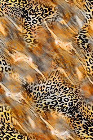 豹纹印花华亿平台图片