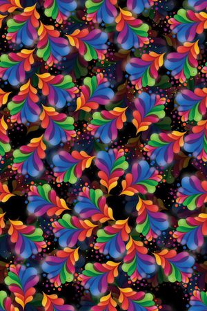 抽象印花华亿平台图片