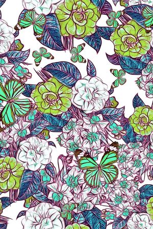 男女泳装印花华亿平台图片