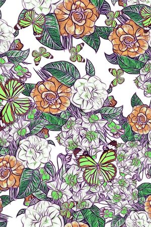 男女泳装印花华亿平台图片