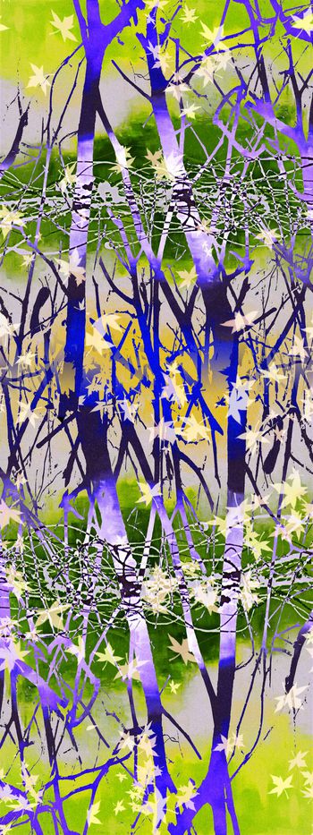 327381-树林树叶交织幻影1