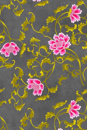 中国风印花华亿平台图片