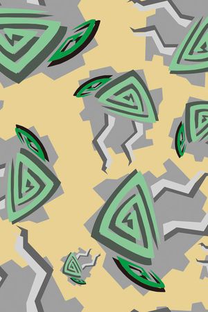 抽象印花华亿平台图片