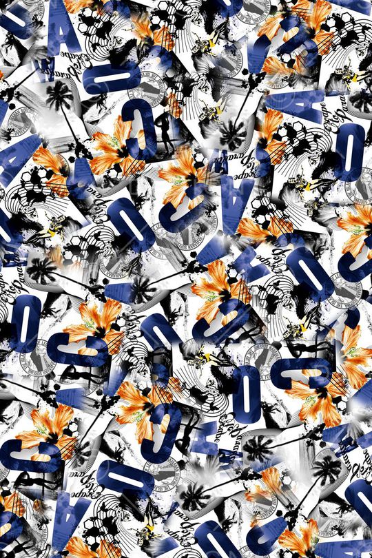 抽象印花华亿平台图片