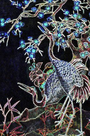 鹤印花华亿平台图片