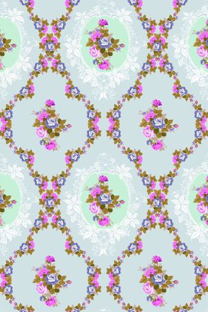 美式田园风格印花华亿平台图片