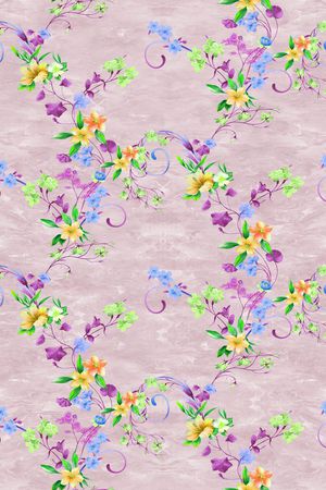 田园风印花华亿平台图片