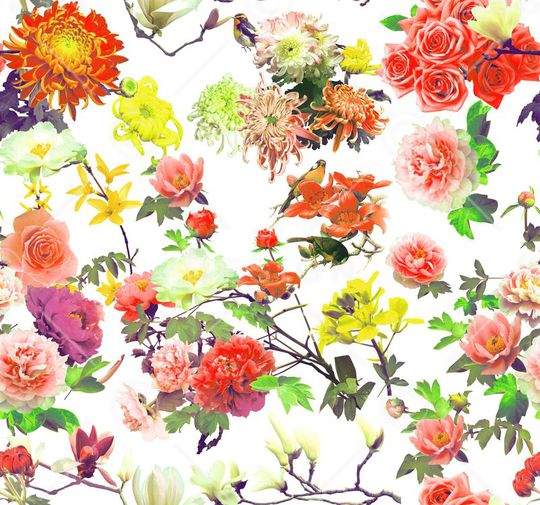 花卉-欧式花纹印花华亿平台图片