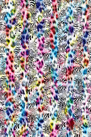 豹纹印花华亿平台图片