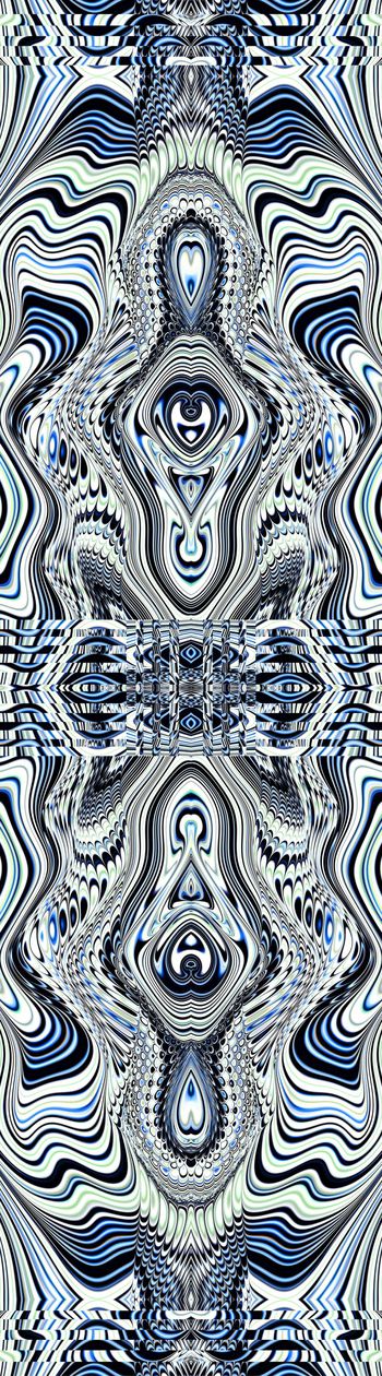 329117-曲线羽毛纹理图案长围巾1