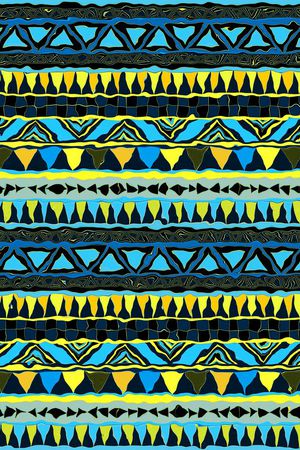 几何图案印花华亿平台图片