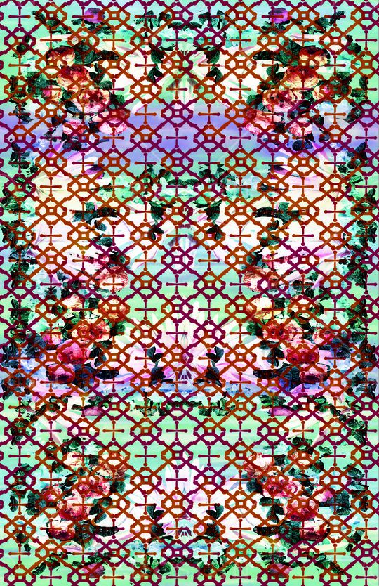 欧美创意、肌理、几何类印花华亿平台图片