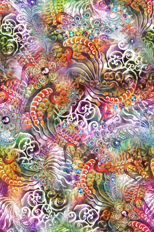 民族风印花华亿平台图片