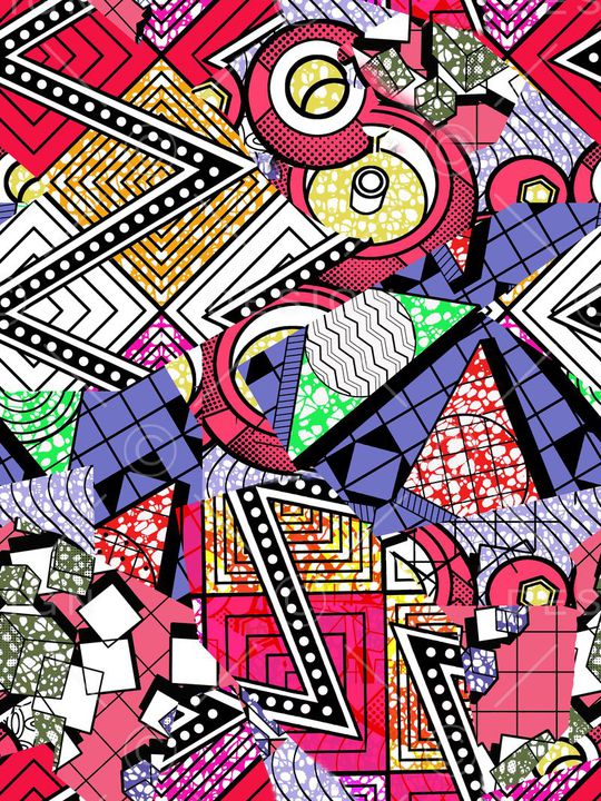 几何印花华亿平台图片