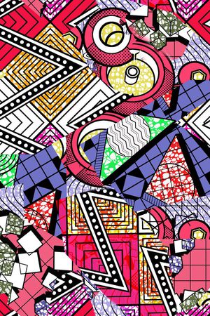 几何印花华亿平台图片