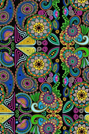 佩斯利印花华亿平台图片