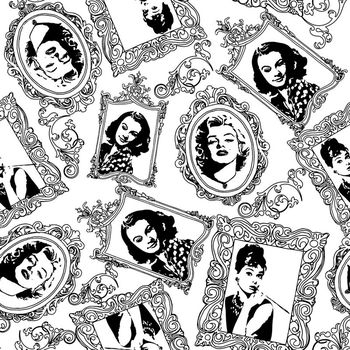 329656-复古名媛光影花卉