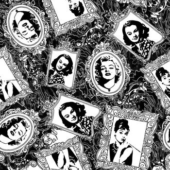 329657-复古名媛光影花卉2