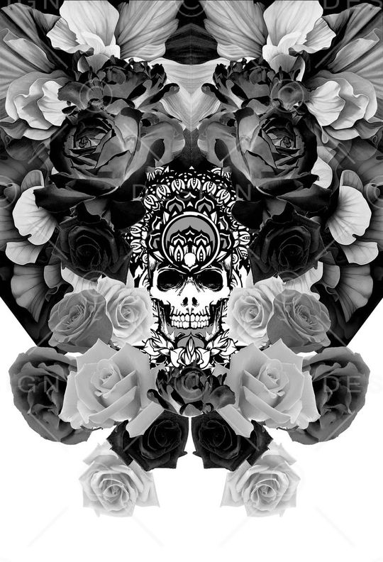 骷髅印花华亿平台图片