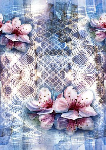 329729-纹理线纹花卉