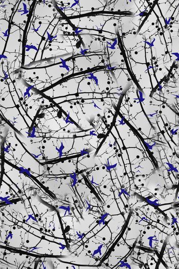 329768-WT373抽象树枝几何点