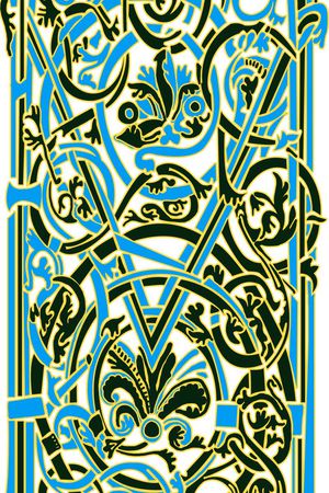 几何艺术印花华亿平台图片