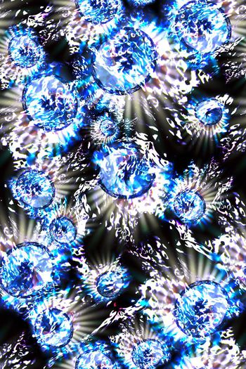 330066-抽象底纹炫彩珠宝宝石组合