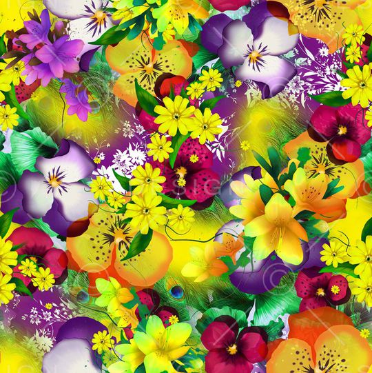 抽象印花华亿平台图片