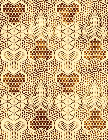 330355-立体点状几何渐变图案1