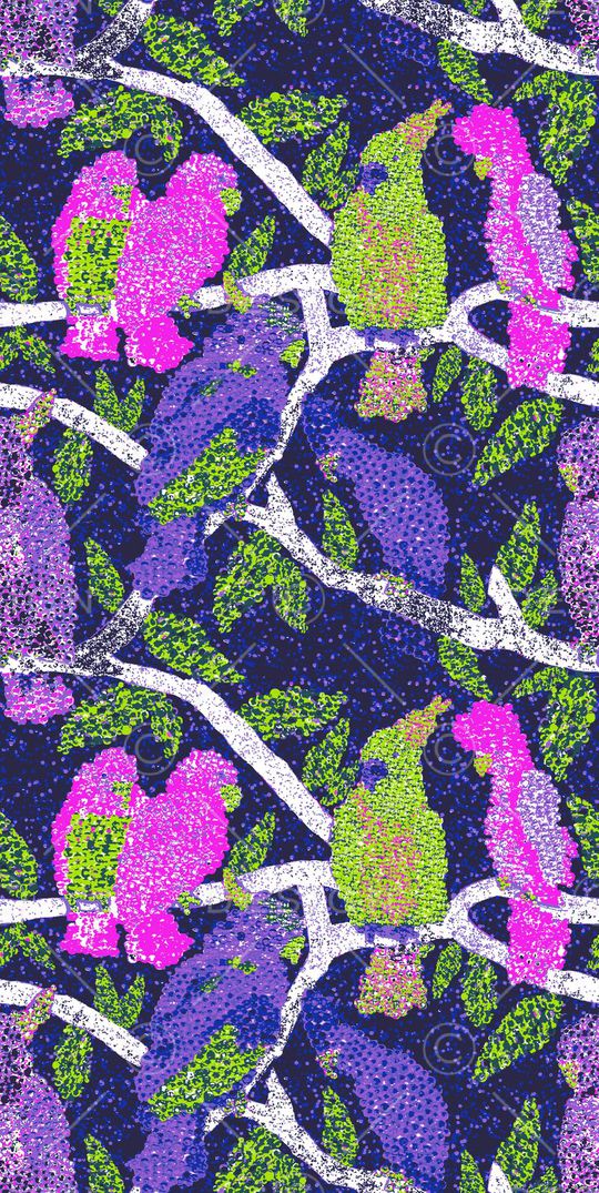 鸟印花华亿平台图片