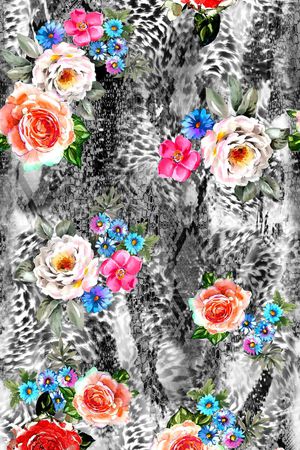 抽象艺术印花华亿平台图片