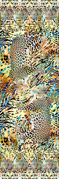 豹纹印花华亿平台图片