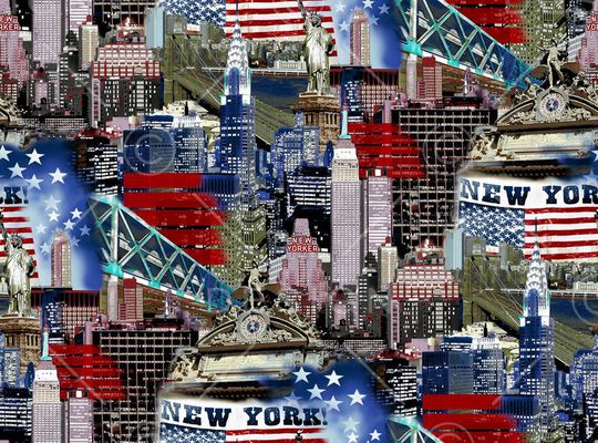 米字旗印花华亿平台图片